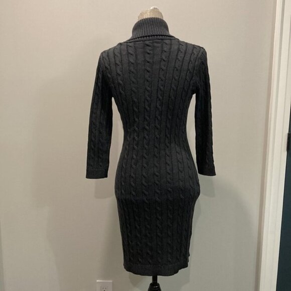 CALVIN Klein Grey Cable-knit Sweater Dress - Picture 10 of 14